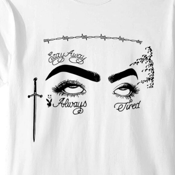 Post Malone Stay Away Rap Music Singer Graphic Album Fan Tour T-Shirt 90 - Picture 2 of 5